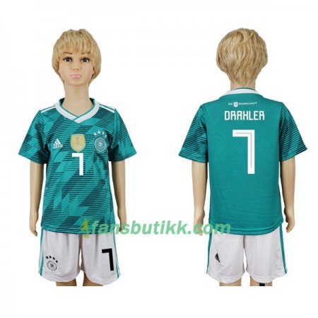 Fotball-VM 2018 Tyskland drakt Draxler 7 Barn Bortetrøye